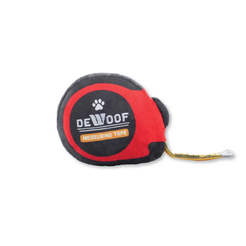 Wagsdale! Plush Tool Dog Toy - Better Measure Up (Tape Measure)