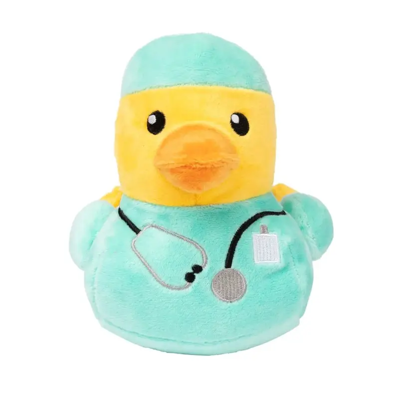 FuzzYard Duck Plush Dog Toy - Ducktor