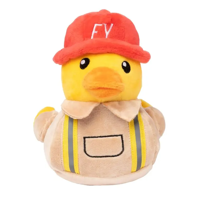 FuzzYard Duck Plush Dog Toy - Firequacker 