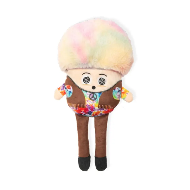 FuzzYard Mushroom Plush Dog Toy - Rainbow