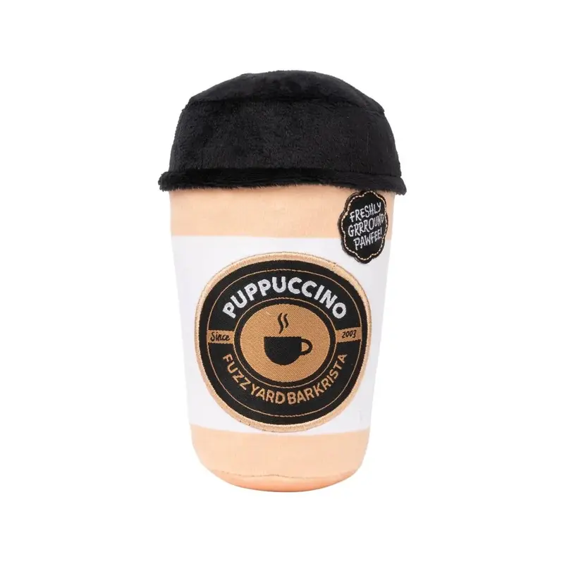 FuzzYard Plush Drink Dog Toy - Barkrista Puppuccino