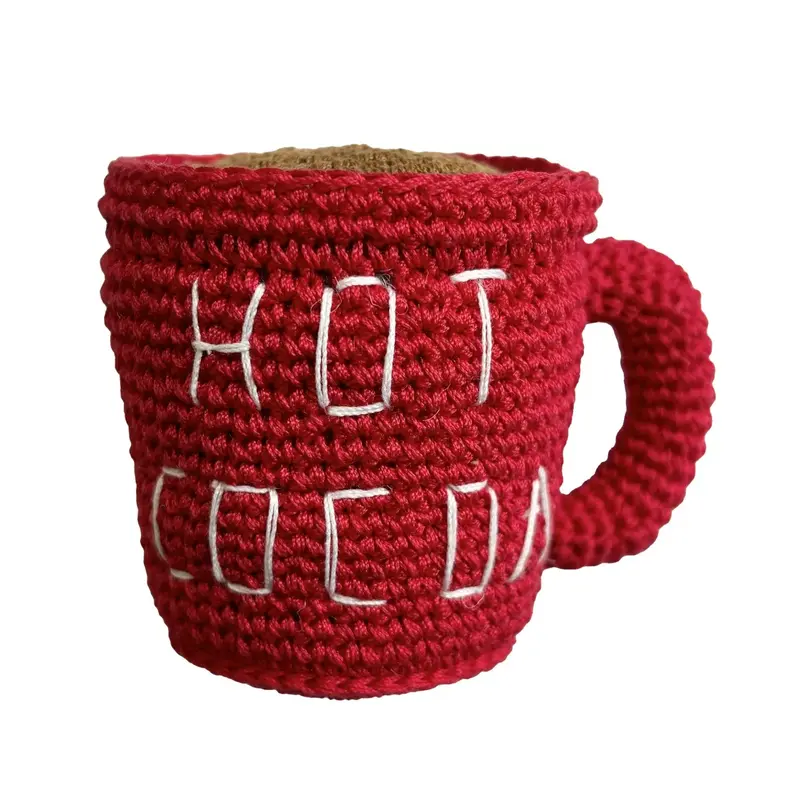 DOGO Holiday Crochet Dog Toy - Hot Cocoa