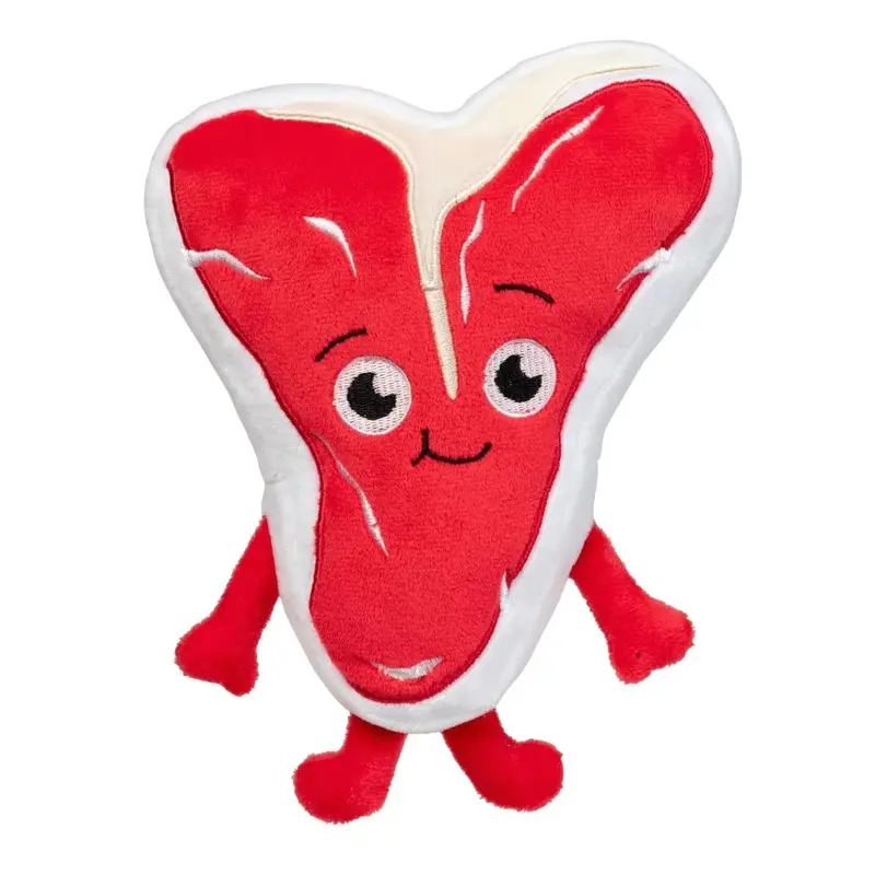 FuzzYard Meat Heads Plush Food Dog Toy - Tim Tee-Bowne