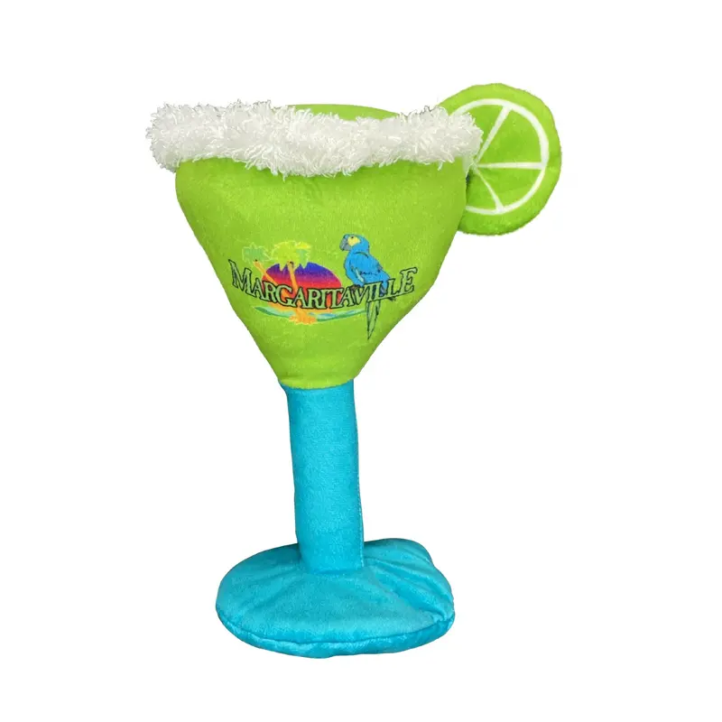 Multipet Margaritaville Plush Dog Toy - Margarita Glass