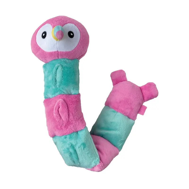 foufou Dog fouFIT Caterplushies Hide 'n Seek Dog Toy - Parrot