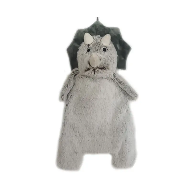 Petrageous Elongated Body Dog Toy - Gus the Gray Dino