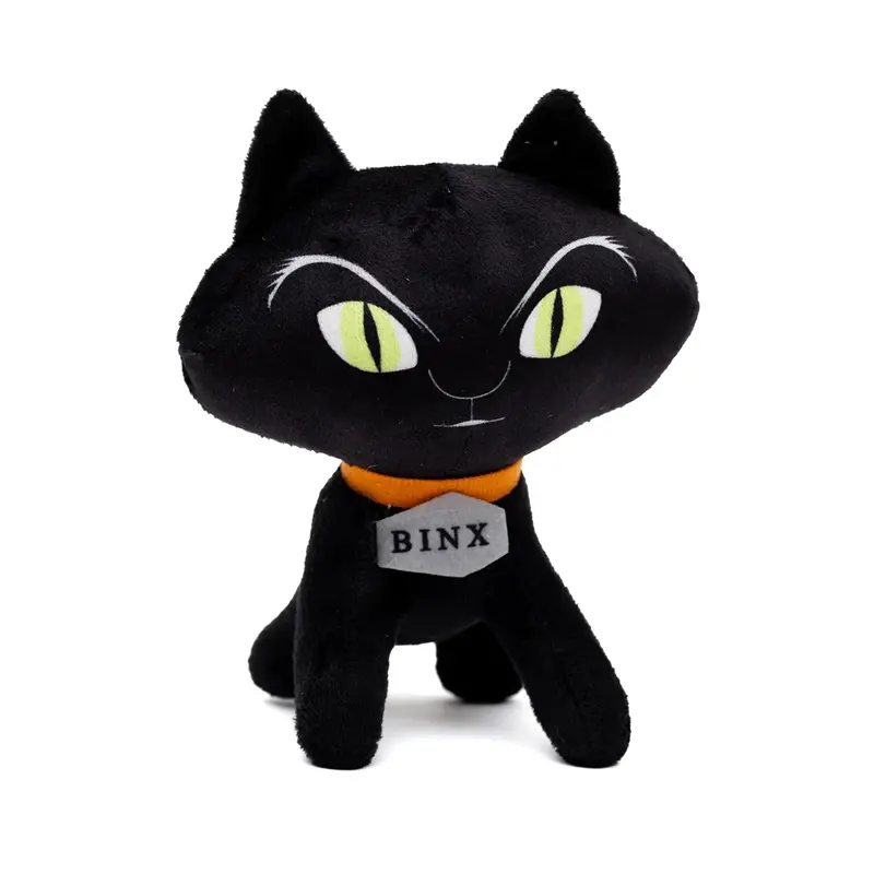 Buckle-Down Disney Hocus Pocus Squeaky Plush Dog Toy - Binx Cat Sitting Pose