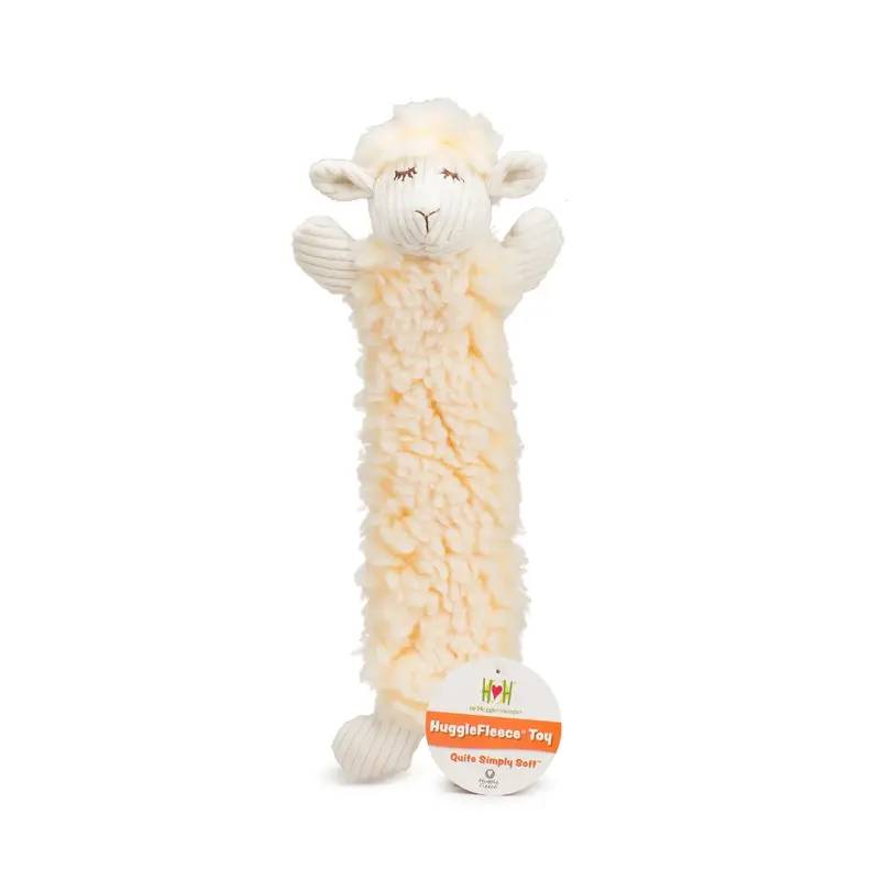 HuggleHounds HuggleFleece Fluffer Long & Lovelies Dog Toy - Louise Lamb