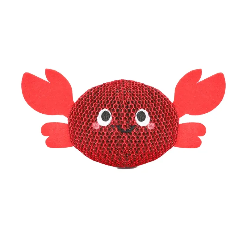 HugSmart Ocean Pals Spike Ball Dog Toy - Crab
