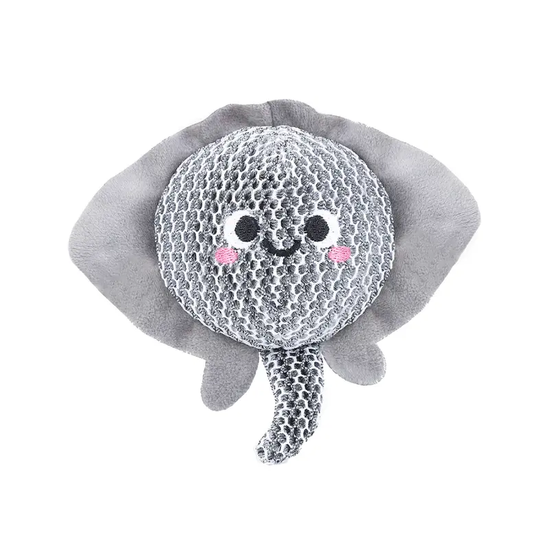 HugSmart Ocean Pals Spike Ball Dog Toy - Stingray