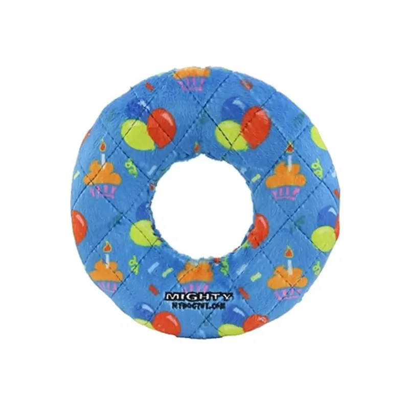 Mighty No Stuff Ring Dog Toy - Celebration