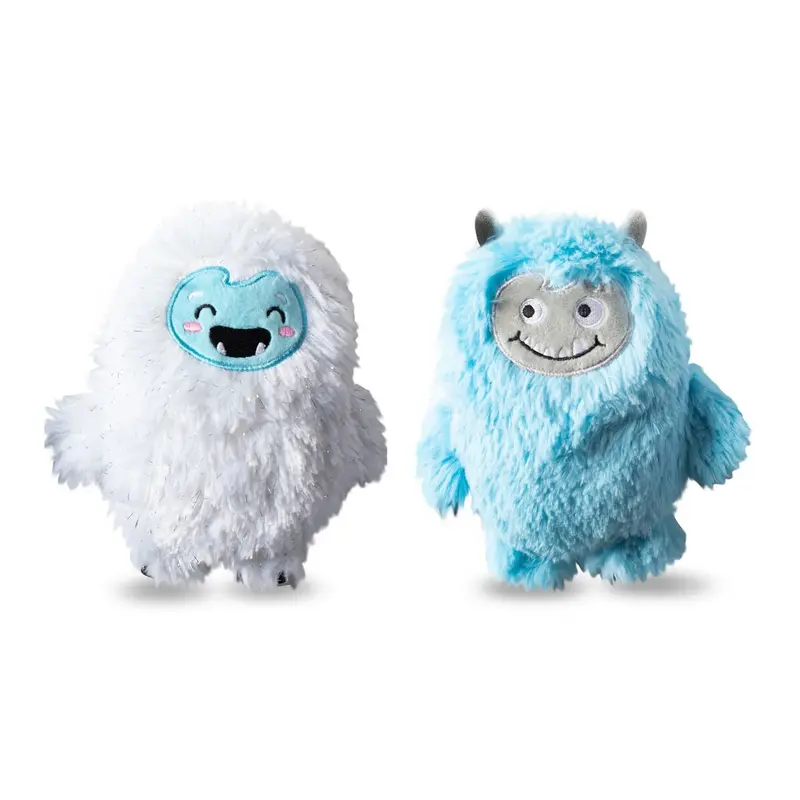 PetShop by Fringe Studio Holiday Plush Dog Toy - Yeti for Us 2 Pack