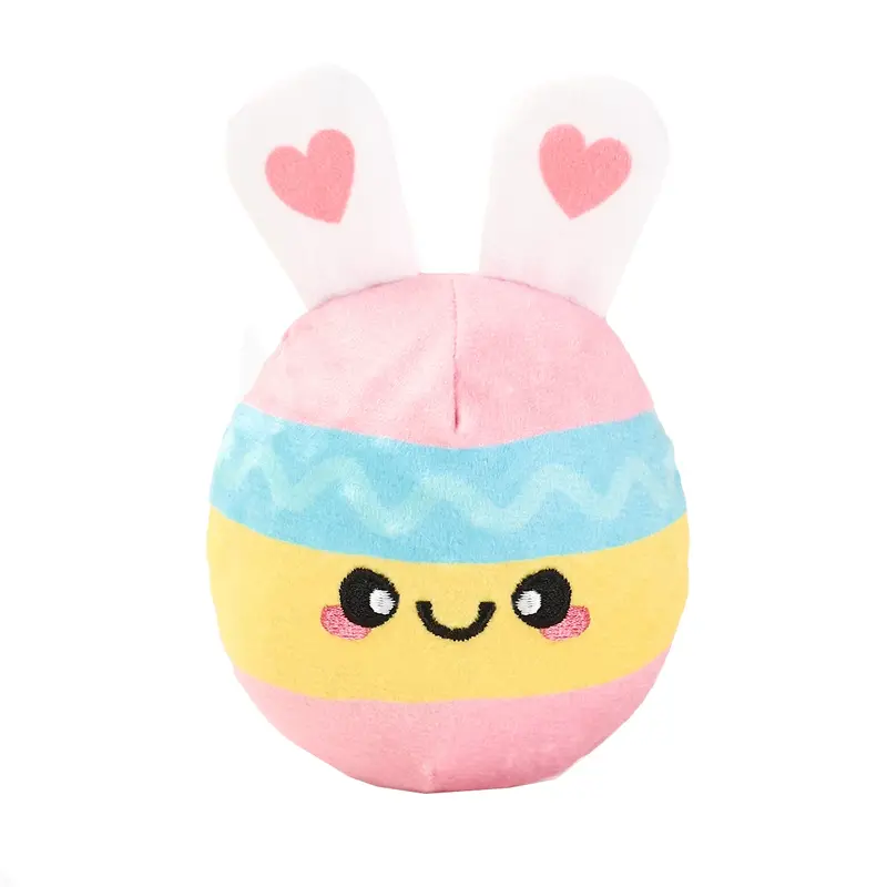 HugSmart Hoppin' Easter Spike Ball Dog Toy - Bunny Egg