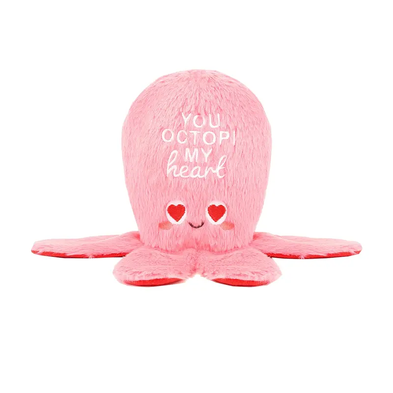 HugSmart Woof Love Plush Dog Toy - You Octopi My Heart