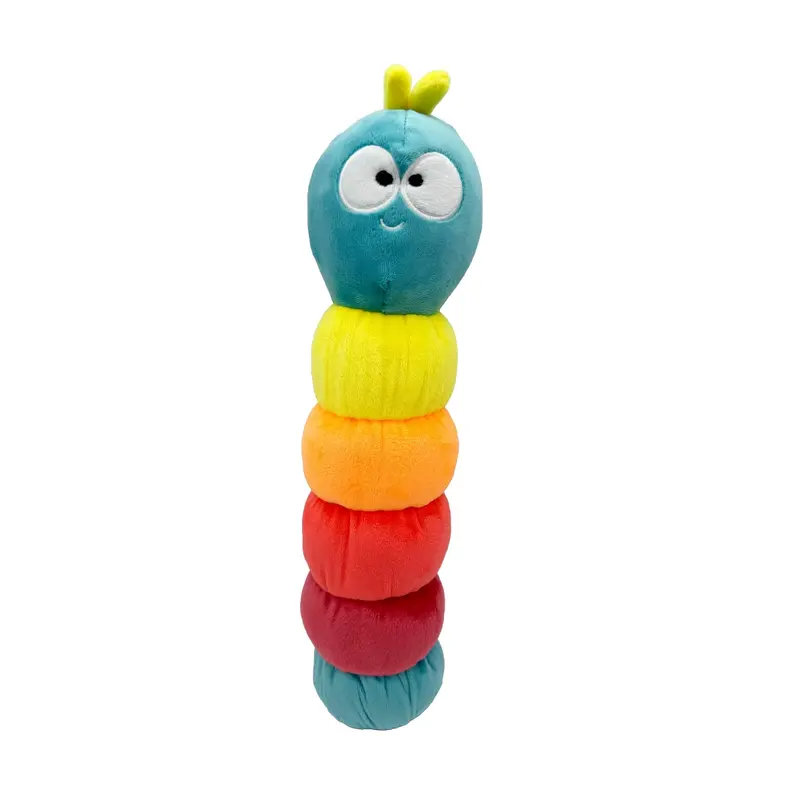 Huxley & Kent Fetchies Power Plush Dog Toy - Caterpillar