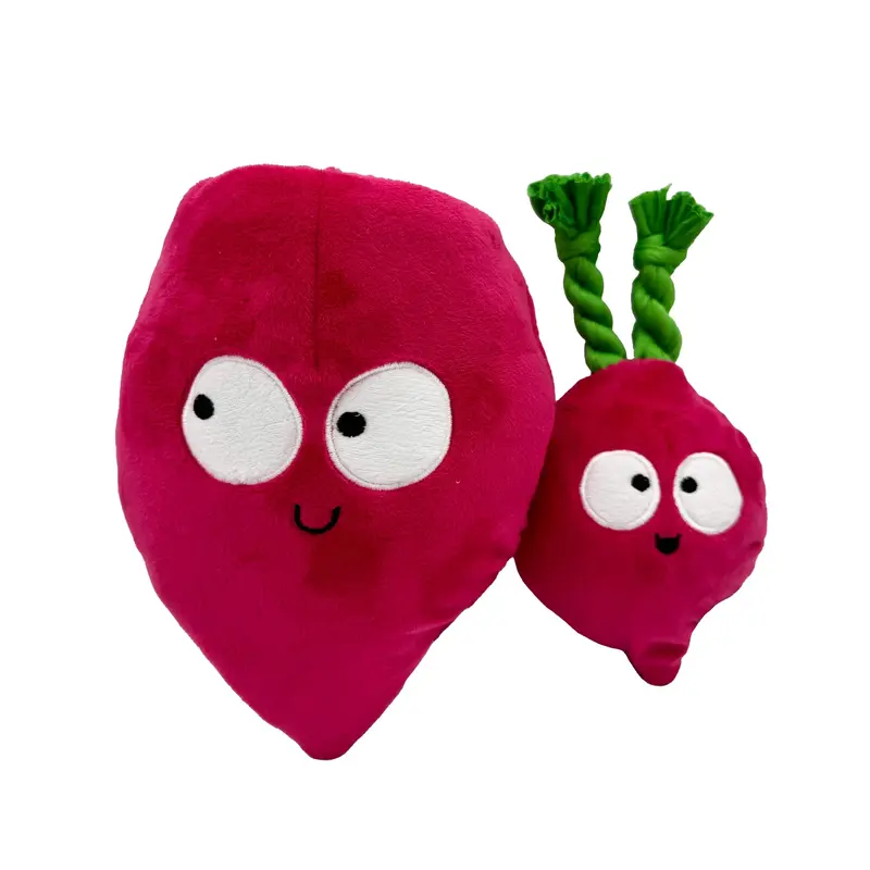 Huxley & Kent Pop 'n Fetch Plush Dog Toy - Beet