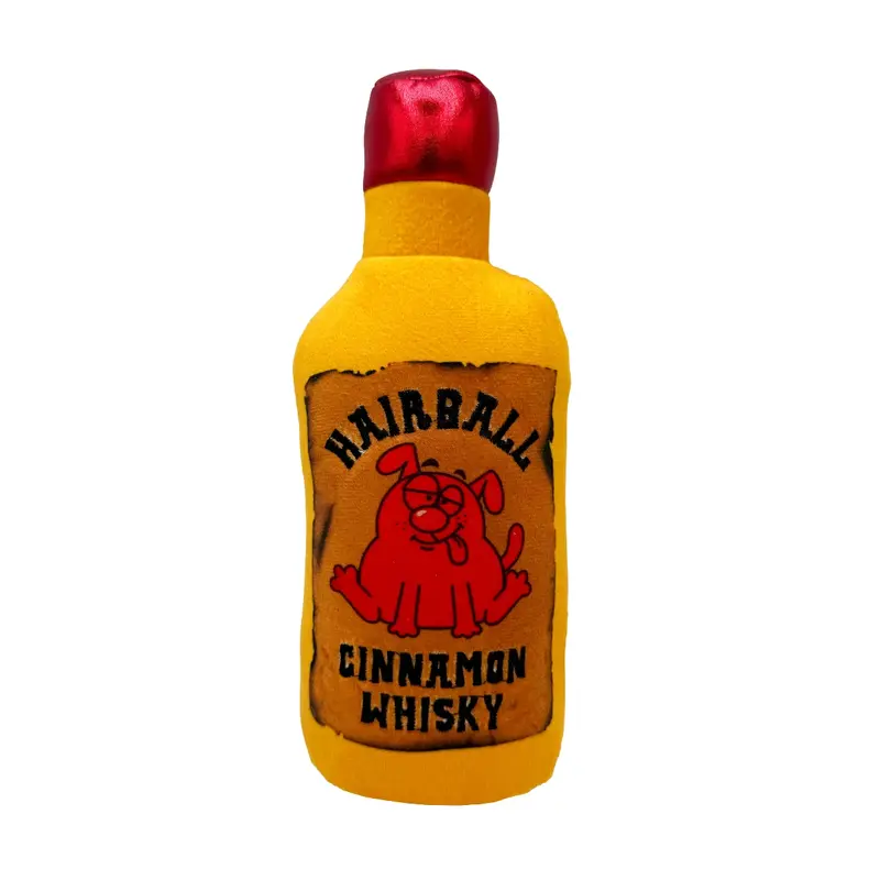 Huxley & Kent Power Plush Dog Toy - Hairball Cinnamon Whisky