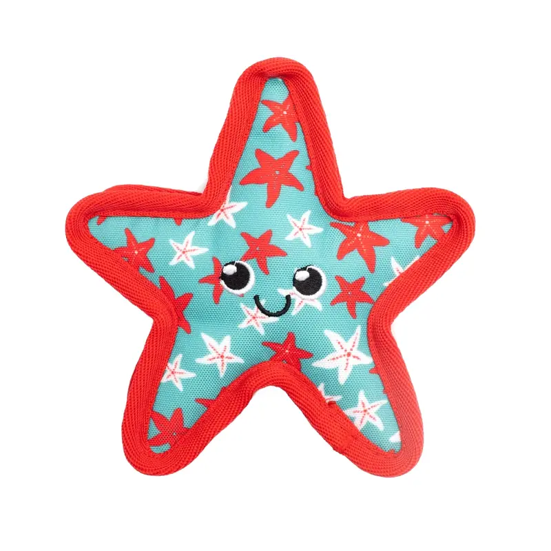 Worthy Dog Animal Bonded Mesh Dog Toy - Starfish