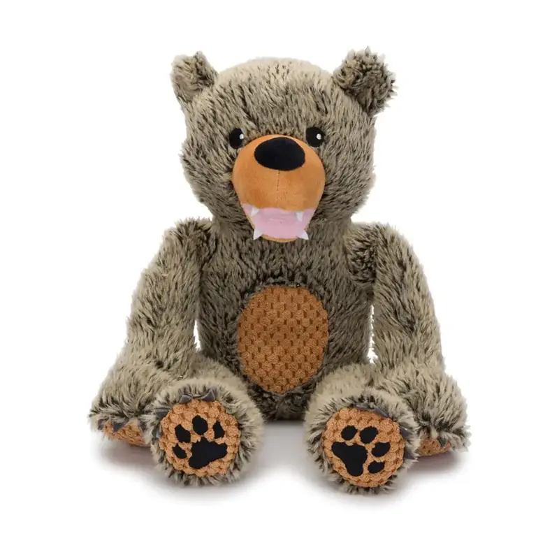 fabdog Floppies Dog Toy - Grizzly Bear