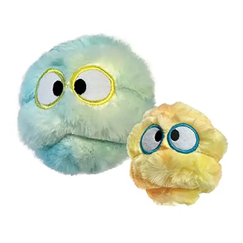 foufou Dog fouFIT Spikers 2-in-1 Dog Toy - Fuzzy Wuzzy Goof Balls