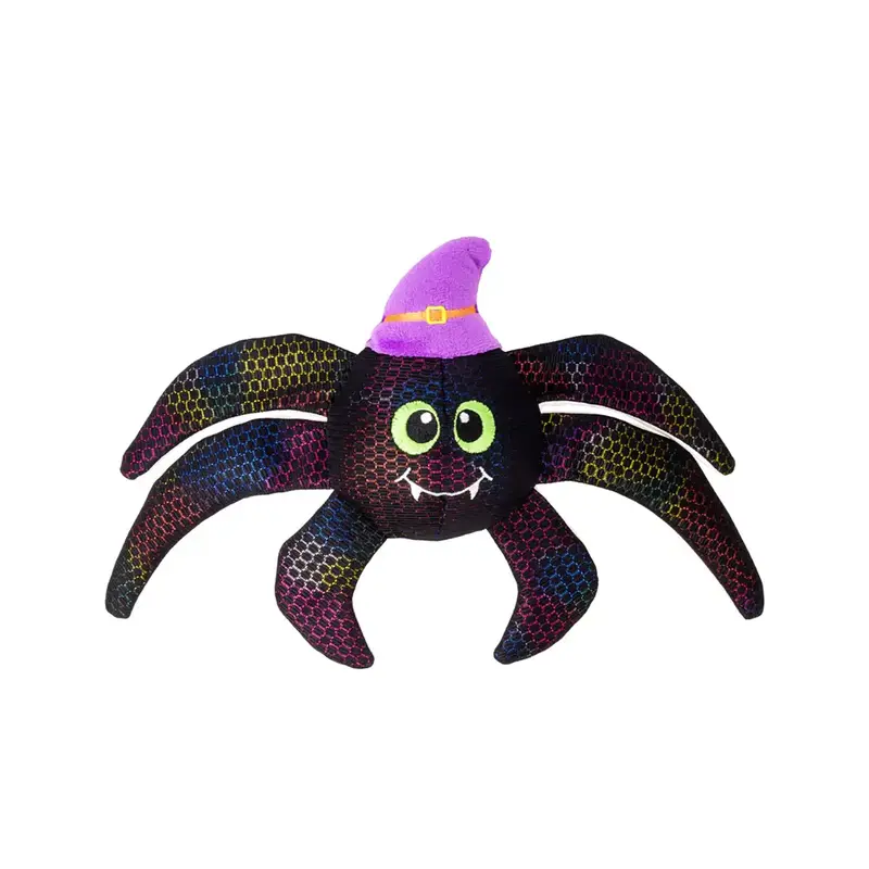 KONG Halloween Shakers Shimmy Dog Toy - Spider