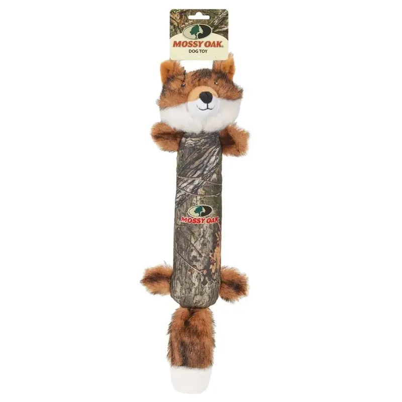 Mossy Oak Ballistic Long Body Dog Toy - Fox