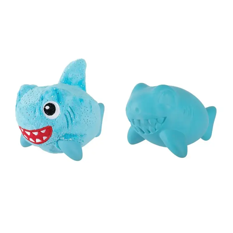 PetShop by Fringe Studio 2-in-1 Rubber/Plush Dog Toy - Out Of The Blue