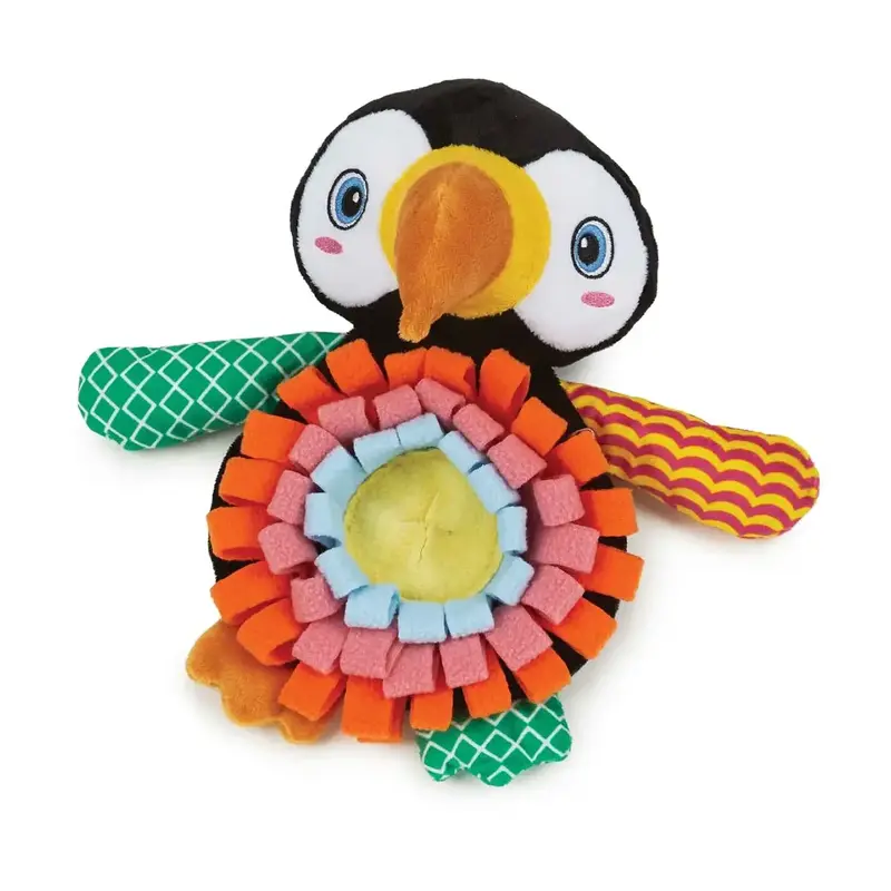 Zanies Sniffari Snuffle Mat Dog Toy - Parrot