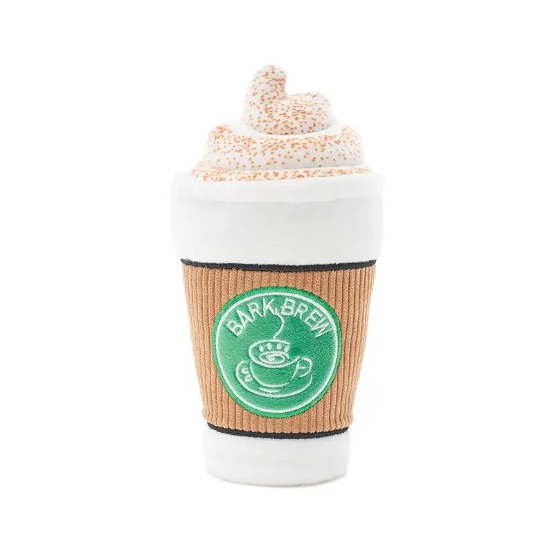 BARK Plush Drink Dog Toy - Cup Of Bark Roast