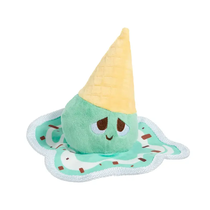 BARK Plush Food Dog Toy - Melty Minty Monty