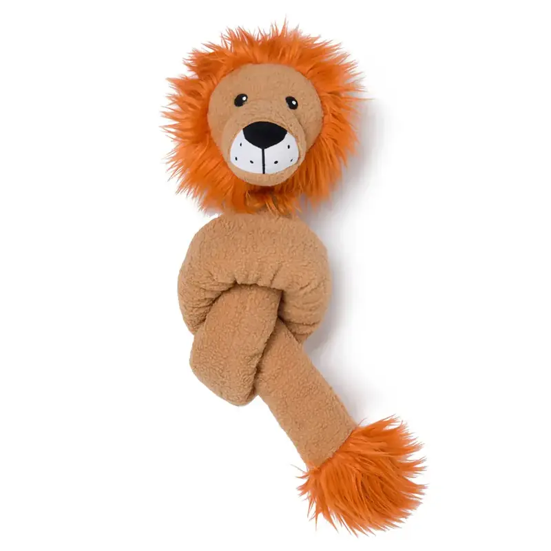 fabdog Twisties Dog Toy - Lion