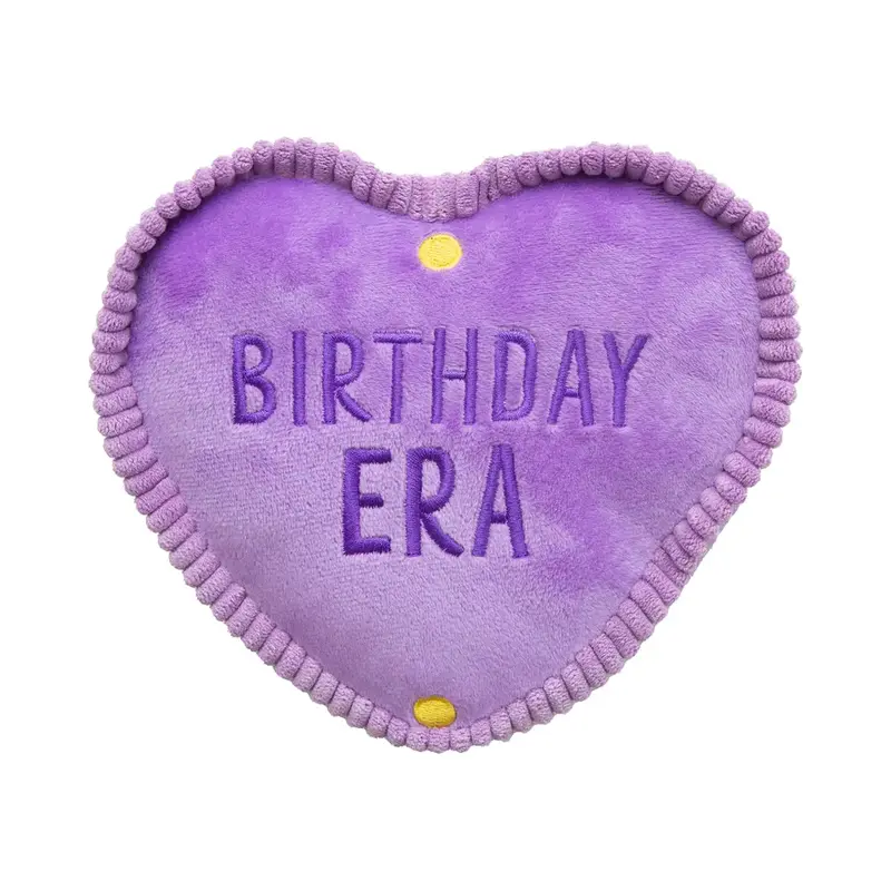 SnugArooz Birthday Era Plush Dog Toy - Purple
