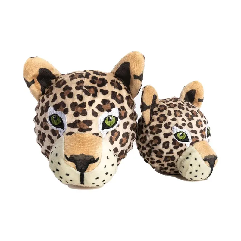 fabdog Safari Collection faball Dog Toy - Leopard