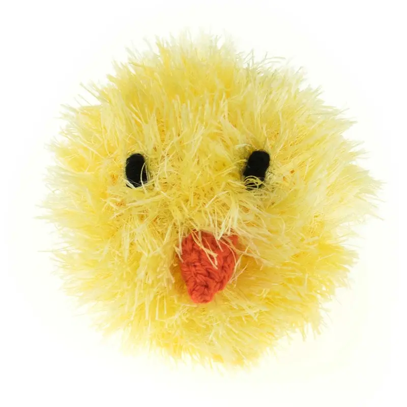 OoMaLoo Handmade Ball Head Dog Toy - Chick
