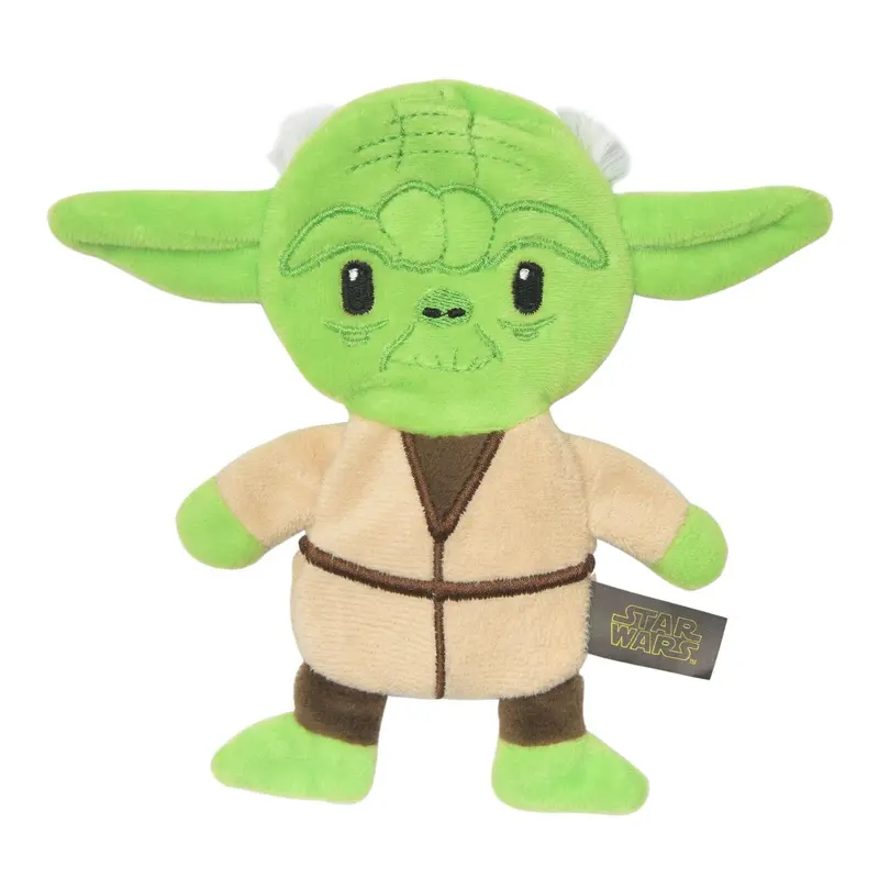 Star Wars Plush Flattie Dog Toy - Yoda