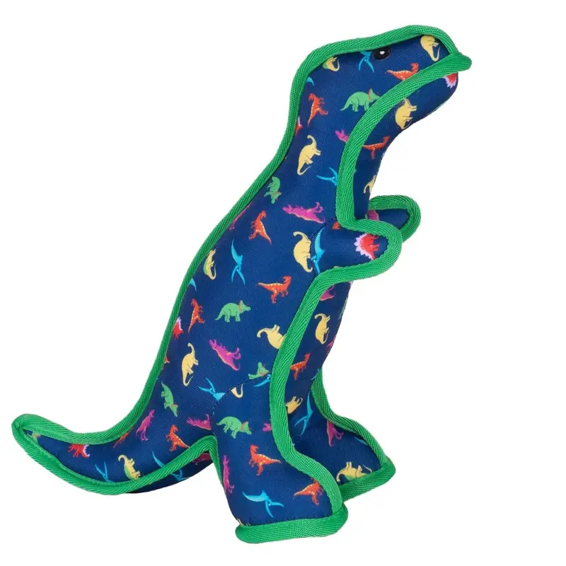 Worthy Dog Animal Bonded Mesh Dog Toy - Dino