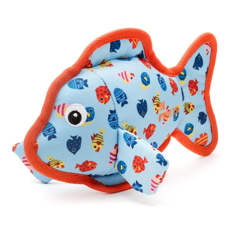 Worthy Dog Animal Bonded Mesh Dog Toy - Fish