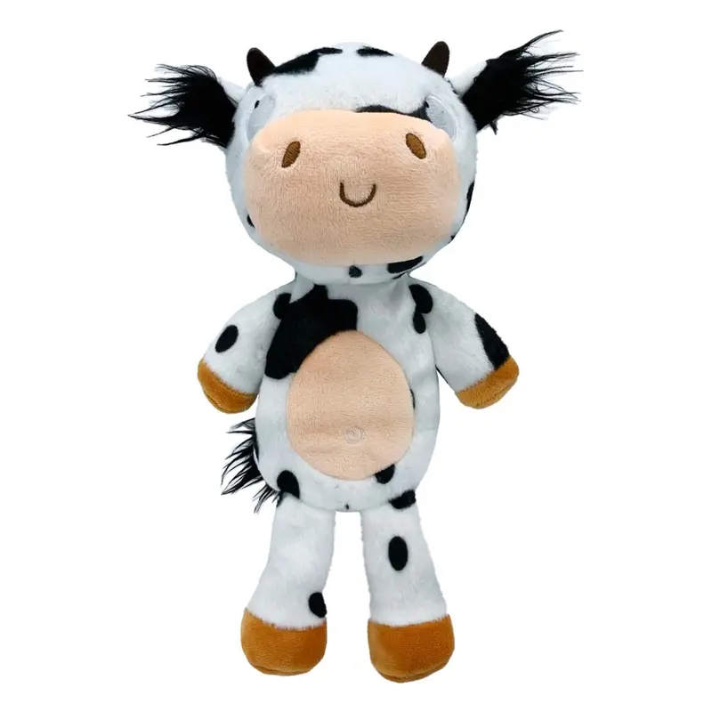 Lulubelles Slappies Power Plush Dog Toy - Clarence Cow