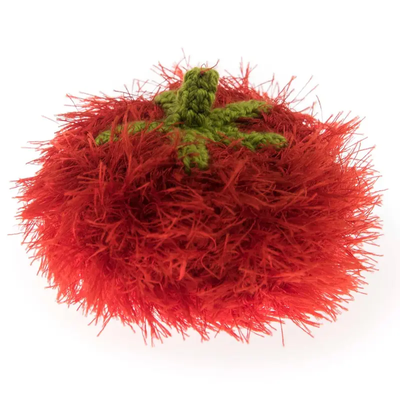 OoMaLoo Handmade Tomato Dog Toy