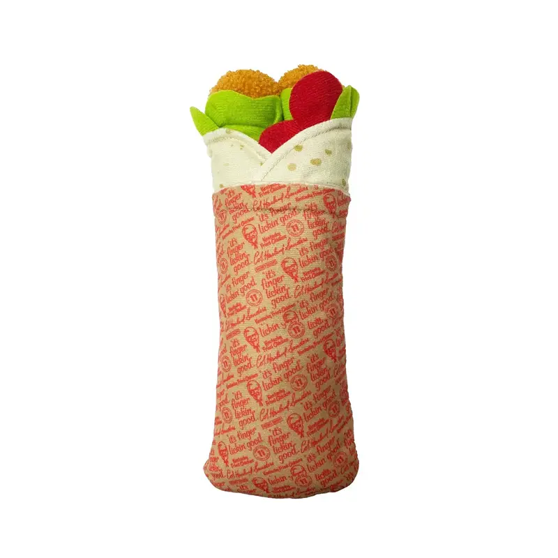 Ethical Spot KFC Plush Dog Toy - Chicken Wrap