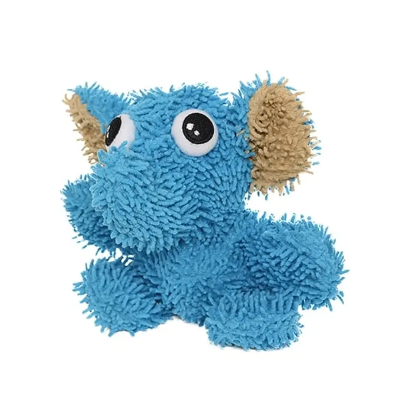 Mighty Microfiber Ball Dog Toy - Blue Elephant