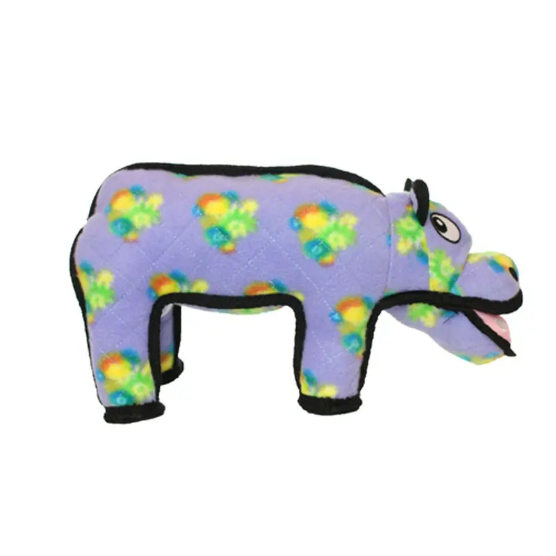 Tuffy Zoo Series Dog Toy - Hippo