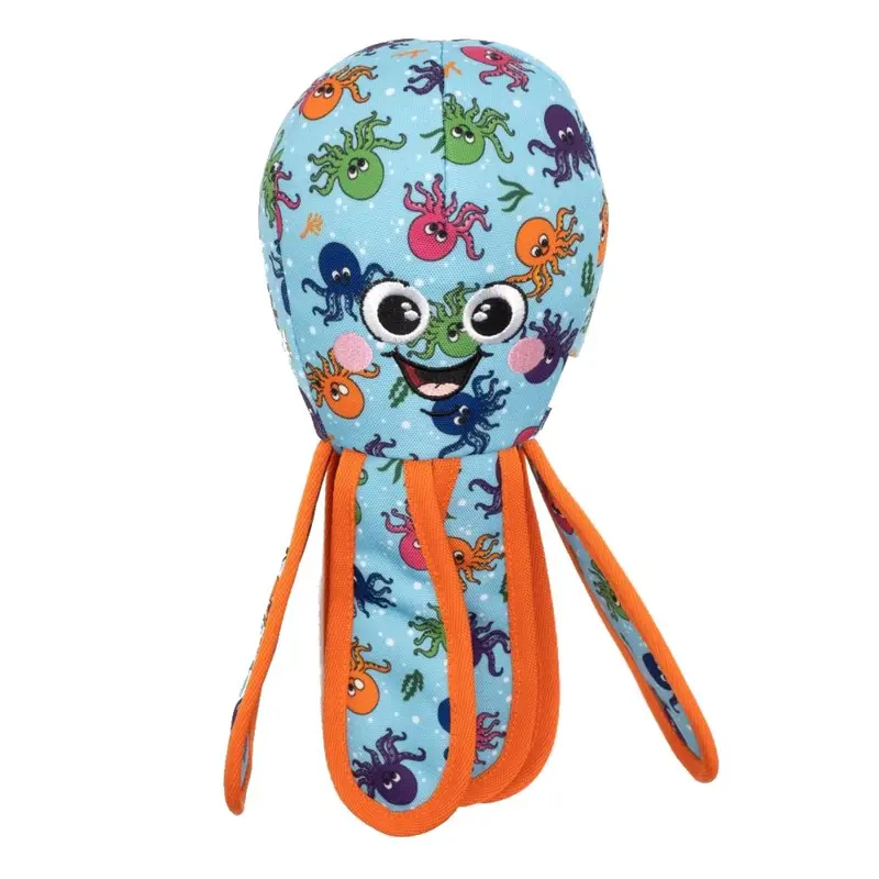 Worthy Dog Animal Bonded Mesh Dog Toy - Otis the Octopus