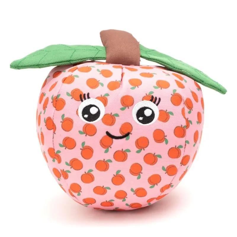 Worthy Dog Food Bonded Mesh Dog Toy - Peachy Keen