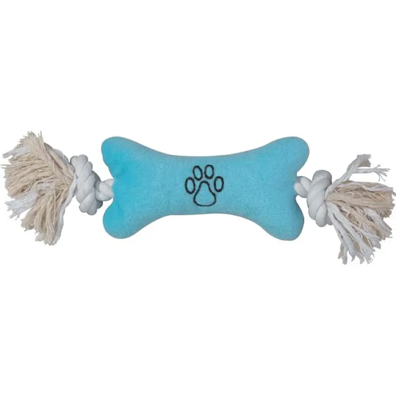 Zanies Bone Tugger Dog Toy - Blue