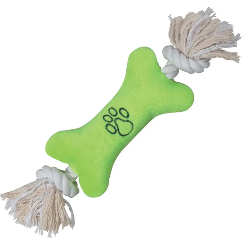 Zanies Bone Tugger Dog Toy - Green