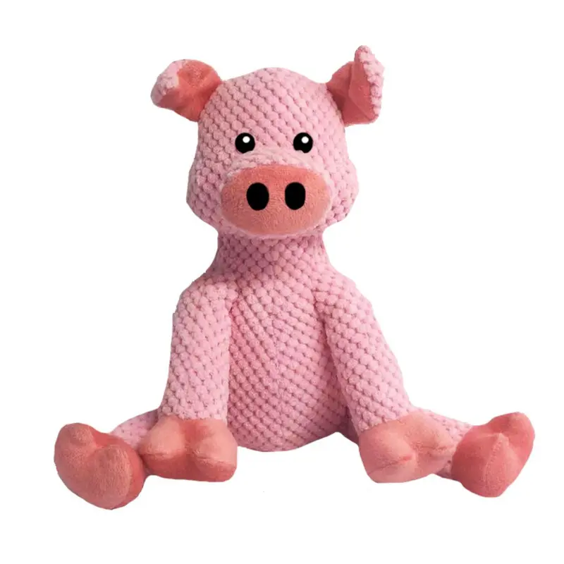 fabdog Floppy Friends Dog Toy - Pig