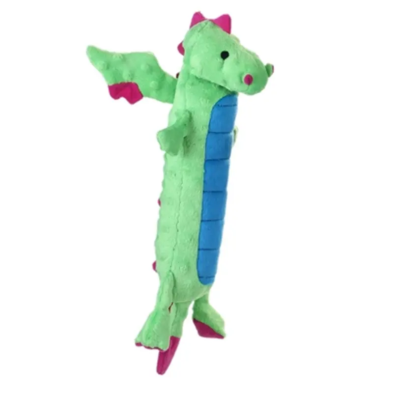 goDog Skinny Dragon Dog Toy - Green