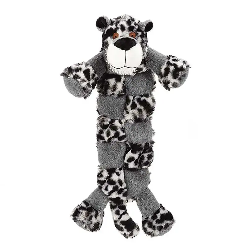 Grriggles Safari Squeaktacular Dog Toy - Leopard