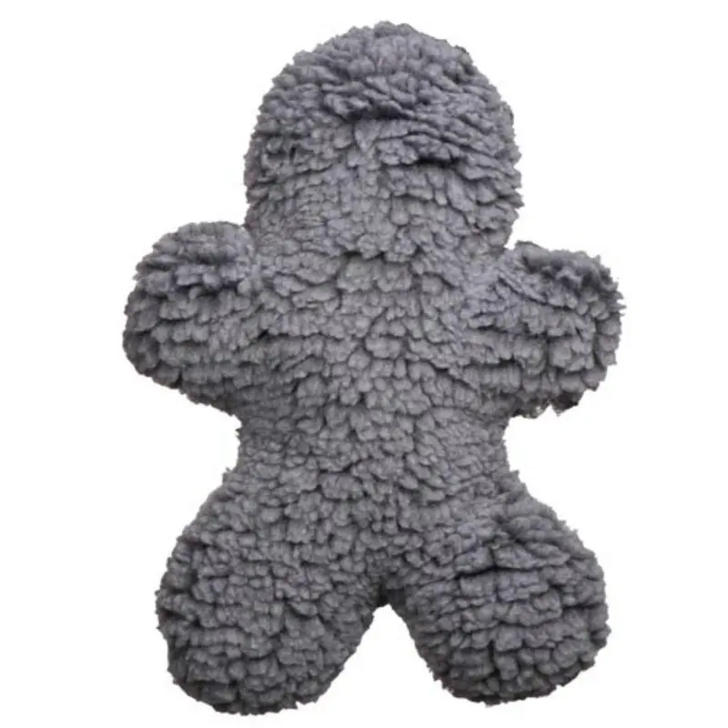 HuggleHounds HuggleFleece Men Dog Toy - Gray